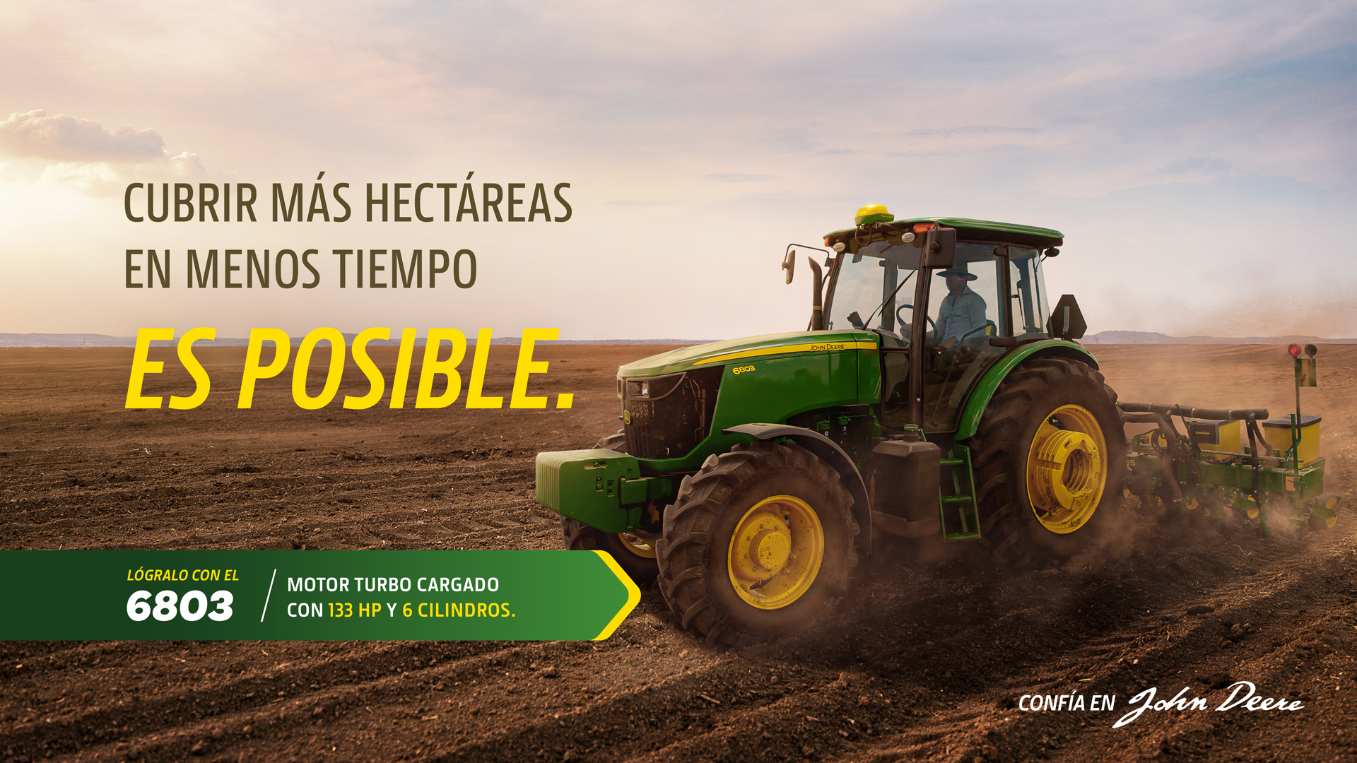 Cubrir más hectáreas en menos tiempo es posible