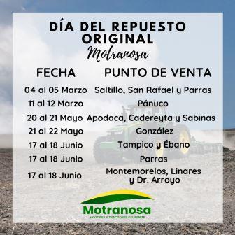 Calendario DRO 1